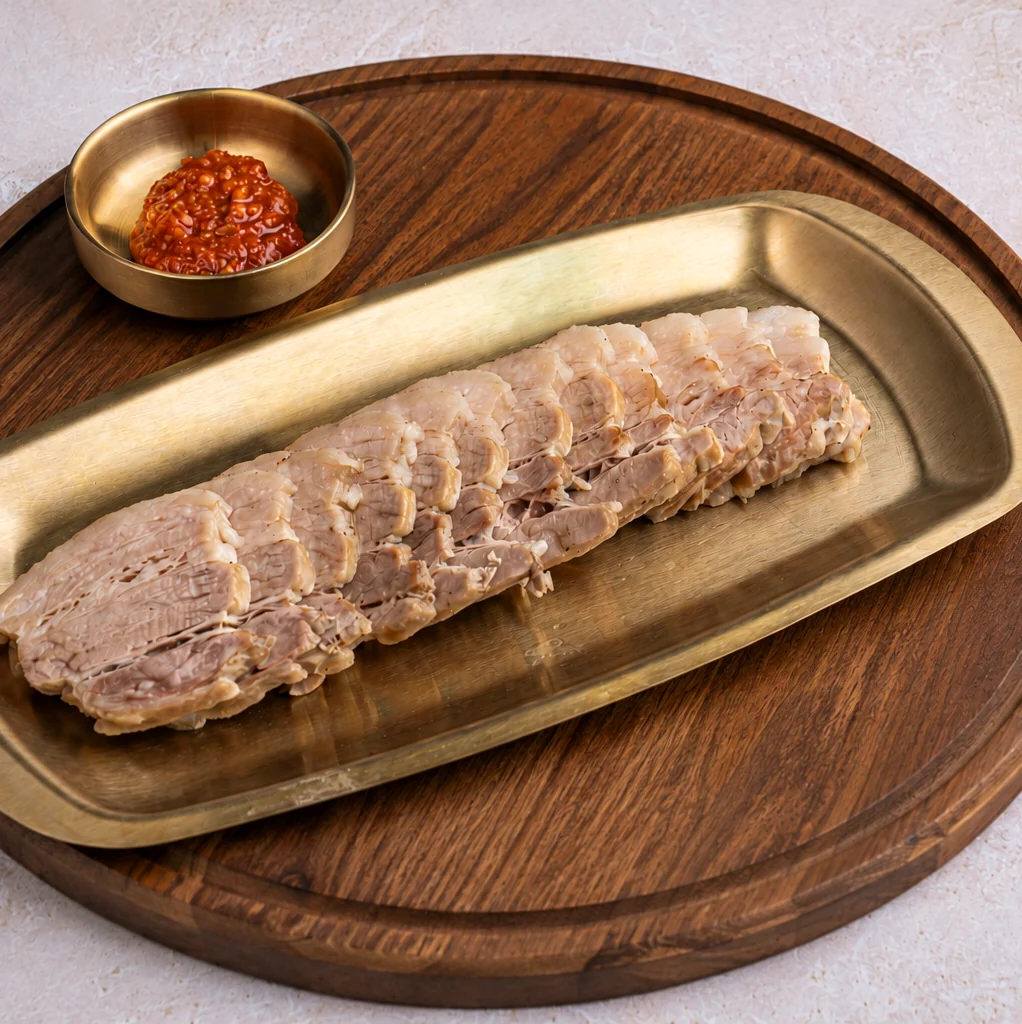 통삼겹 수육
